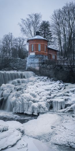 Vanhankaupunginkoski, Helsinki, Finland Wallpaper 720x1440