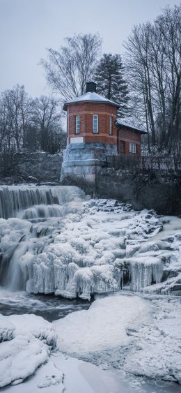 Vanhankaupunginkoski, Helsinki, Finland Wallpaper 1080x2340