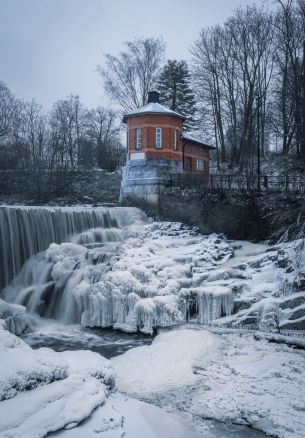 Vanhankaupunginkoski, Helsinki, Finland Wallpaper 1640x2360