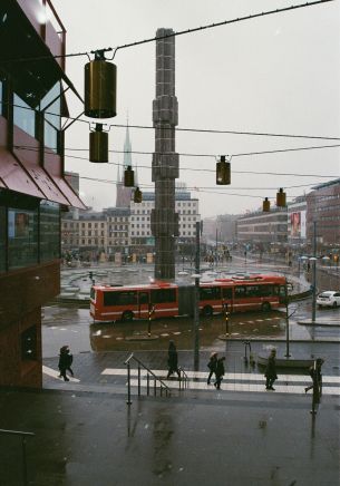 Обои 1668x2388 Sergels torg, Стокгольм, Швеция