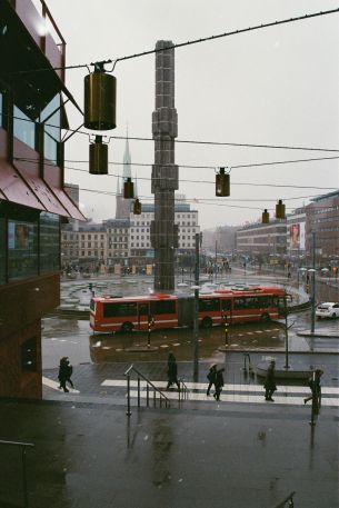 Обои 640x960 Sergels torg, Стокгольм, Швеция