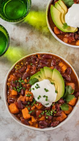 chili with beans Wallpaper 750x1334