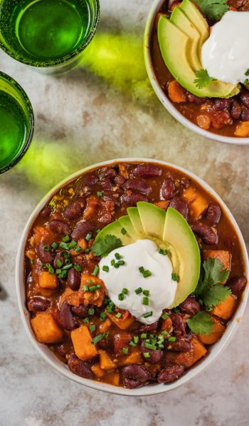 chili with beans Wallpaper 600x1024