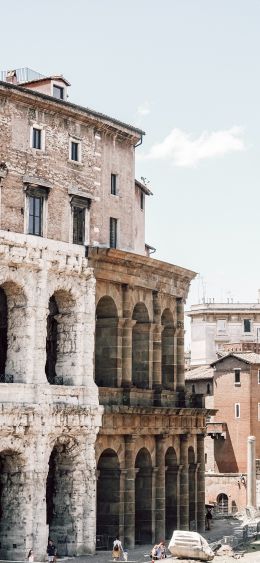 metropolitan city of rome, Italy Wallpaper 1080x2340