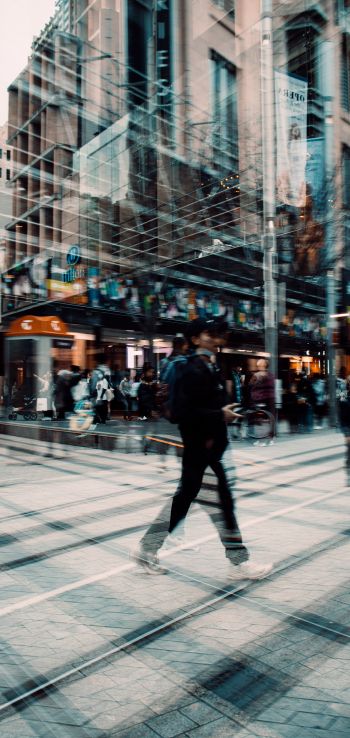 blurry photo, slow motion Wallpaper 1080x2280