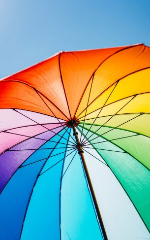 rainbow umbrella Wallpaper 1752x2800