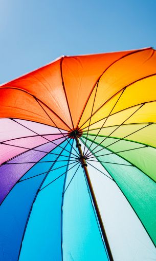 rainbow umbrella Wallpaper 1200x2000