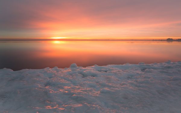 sunset, sea, landscape Wallpaper 2560x1600