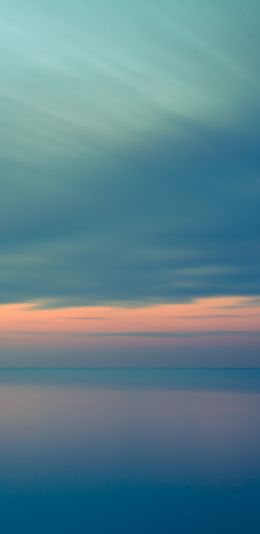 sea, sky, blue Wallpaper 1080x2220