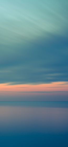 sea, sky, blue Wallpaper 1284x2778