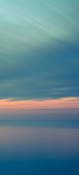 sea, sky, blue Wallpaper 1080x2400
