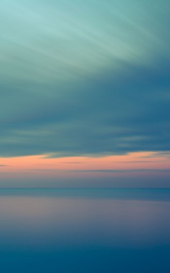sea, sky, blue Wallpaper 1600x2560