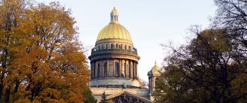 Senate Square, Saint Petersburg, Russia Wallpaper 2560x1080