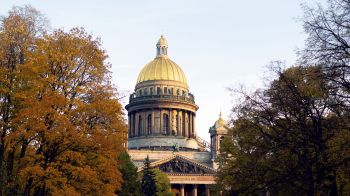 Обои 1600x900 Сенатская площадь, Saint Petersburg, Russia