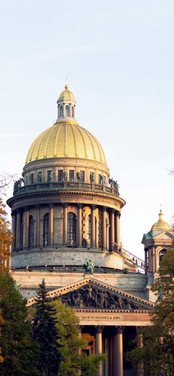 Обои 1284x2778 Сенатская площадь, Saint Petersburg, Russia