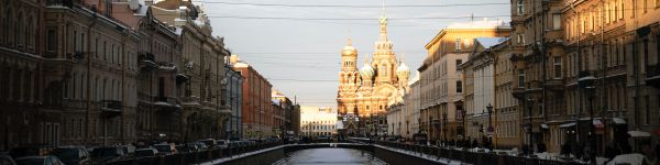 ch. Griboyedov, St. Petersburg, Russia Wallpaper 1590x400