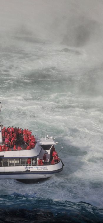 Falls View, Niagara Falls, Ontario, Canada Wallpaper 1080x2340