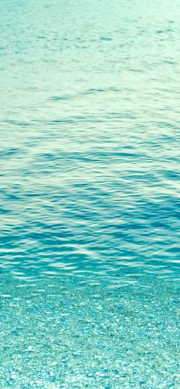 sea, water, blue Wallpaper 1284x2778