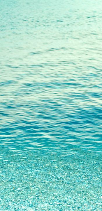 sea, water, blue Wallpaper 1080x2220