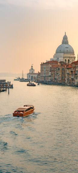 Обои 1440x3200 столичный город Венеция, Италия