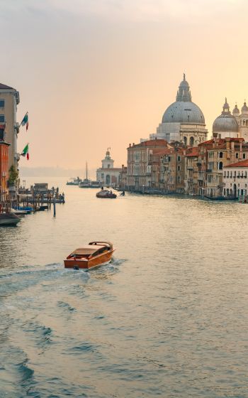 Обои 800x1280 столичный город Венеция, Италия