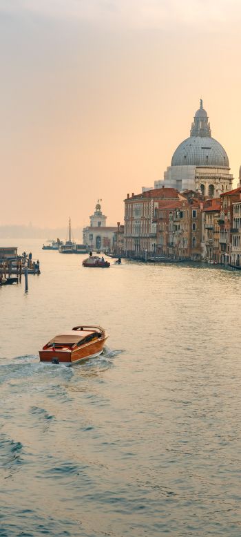 Обои 1080x2400 столичный город Венеция, Италия