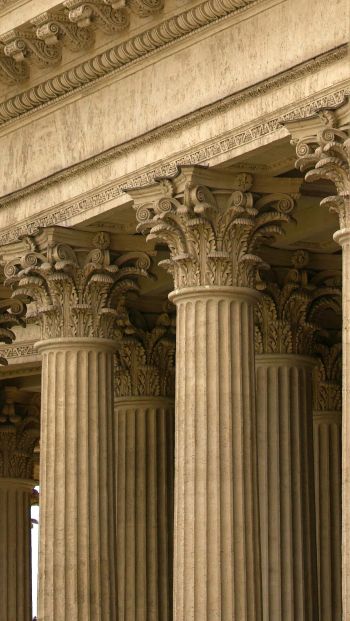 columns, cathedral Wallpaper 640x1136