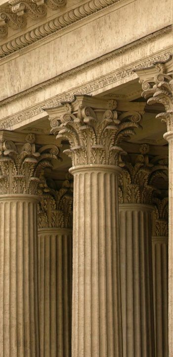 columns, cathedral Wallpaper 1080x2220