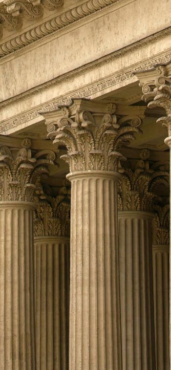 columns, cathedral Wallpaper 828x1792