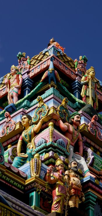 India, statues Wallpaper 1440x3040