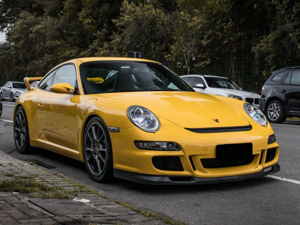 Обои 1024x768 Porsche 911 GT3, спортивная машина