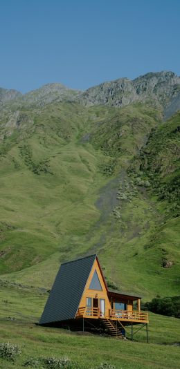 Kazbegi, Georgia Wallpaper 1080x2220