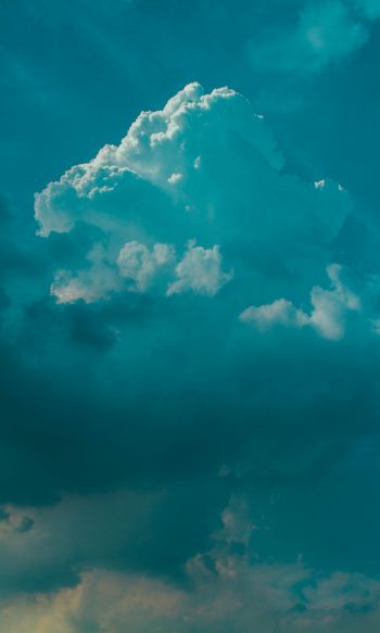 cumulus, blue Wallpaper 1200x2000