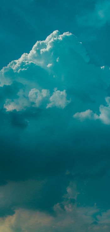 cumulus, blue Wallpaper 720x1520