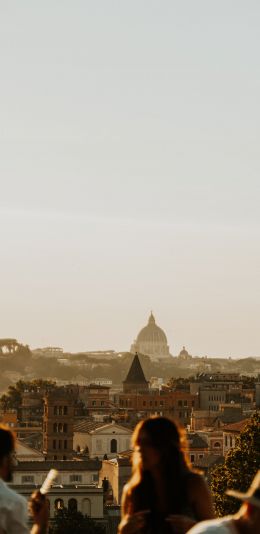 metropolitan city of rome, Italy Wallpaper 1080x2220