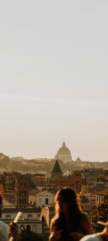 metropolitan city of rome, Italy Wallpaper 1080x2400
