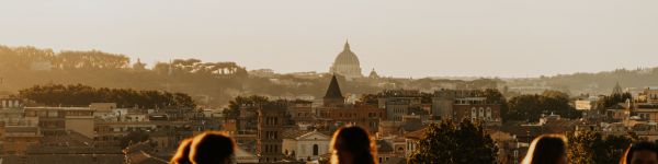 metropolitan city of rome, Italy Wallpaper 1590x400