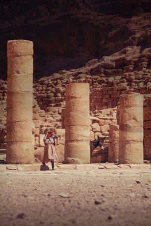 Petra, Jordan Wallpaper 3495x5242