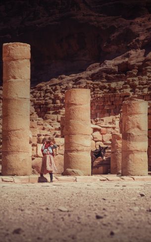 Petra, Jordan Wallpaper 1200x1920
