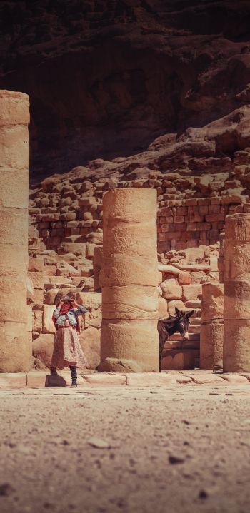 Petra, Jordan Wallpaper 1440x2960