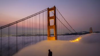 suspension bridge, San Francisco Wallpaper 1600x900
