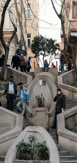 Beyoglu/Istanbul, Turkey Wallpaper 1080x2280