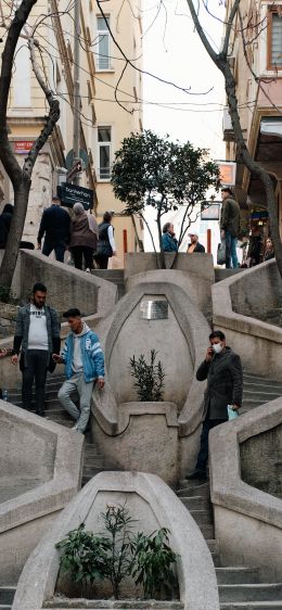 Beyoglu/Istanbul, Turkey Wallpaper 1242x2688