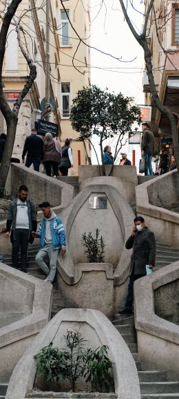 Beyoglu/Istanbul, Turkey Wallpaper 720x1600