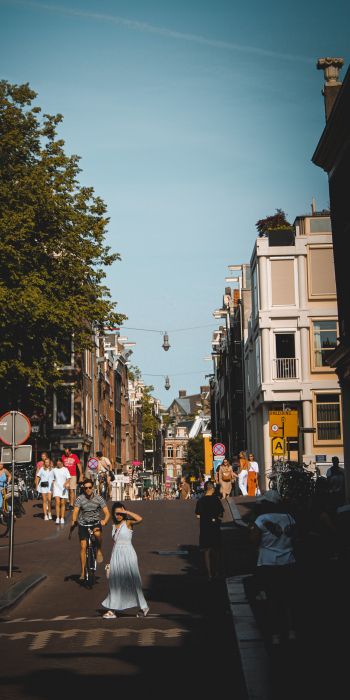 Amsterdam, Netherlands, city Wallpaper 720x1440