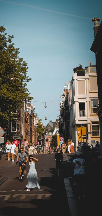 Обои 720x1520 Амстердам, Нидерланды, город