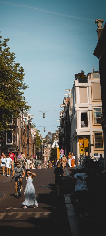 Amsterdam, Netherlands, city Wallpaper 1080x2400