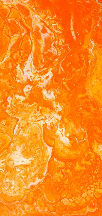 marble, orange, background Wallpaper 1080x2280