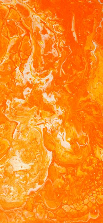 marble, orange, background Wallpaper 1080x2340