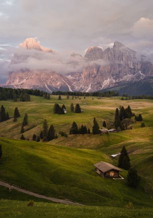 Alpe di Siusi, Italy Wallpaper 1668x2388